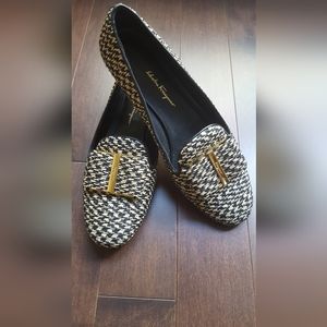 Feragamo sarno bow embellished raffia loafers